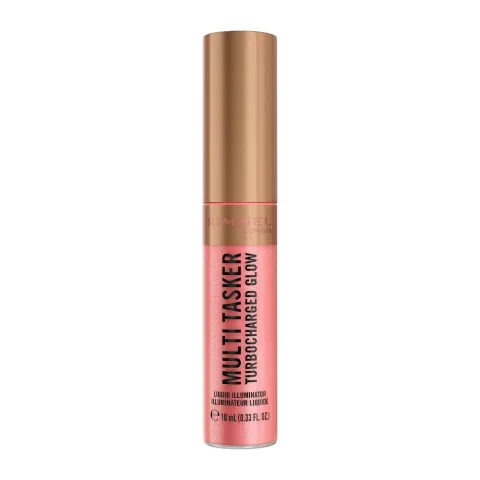 Iluminator lichid multifunctional Turbocharged Glow Nr. 002 Rosy Rebel, 10ml, Rimmel London