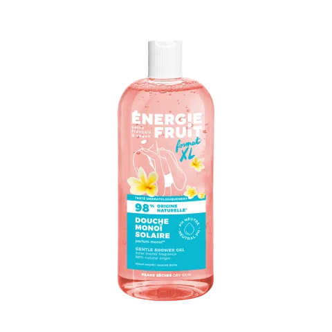 Gel de dus hidratant pentru piele uscata cu Ulei de Monoi, 500ml, Energie Fruit