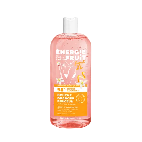 Gel de dus hidratant pentru piele uscata cu Floare de Portocal, 500ml, Energie Fruit