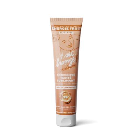 Lotiune iluminatoare fata si corp cu efect de bronz instant Light to Mid skin, 100ml, Energie Fruit