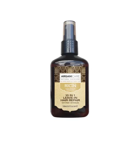 Spray reparator 10 in 1 fara clatire cu ulei de ricin, 150ml, Arganicare