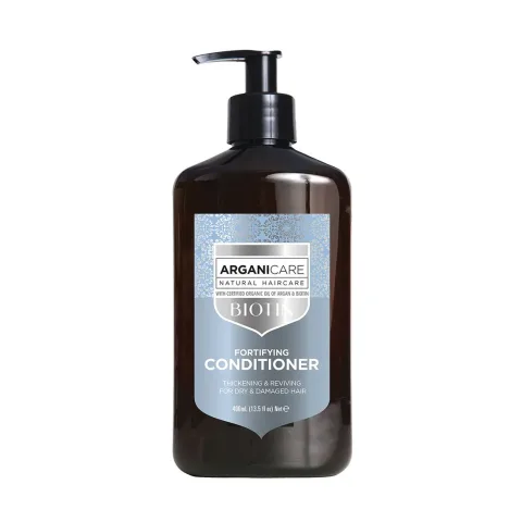 Balsam fortifiant cu biotina pentru par uscat sau deteriorat, 400ml, Arganicare