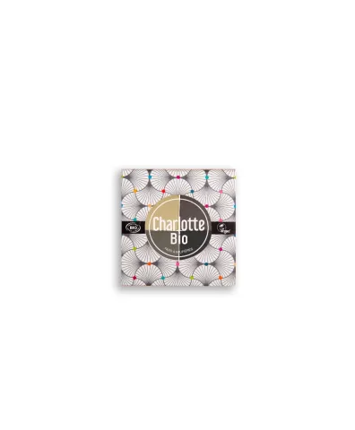 Fard bio pentru pleoape paleta in 4 culori cu Acid Hialuronic si Castravete Smokey, 5.6g, Charlotte Bio