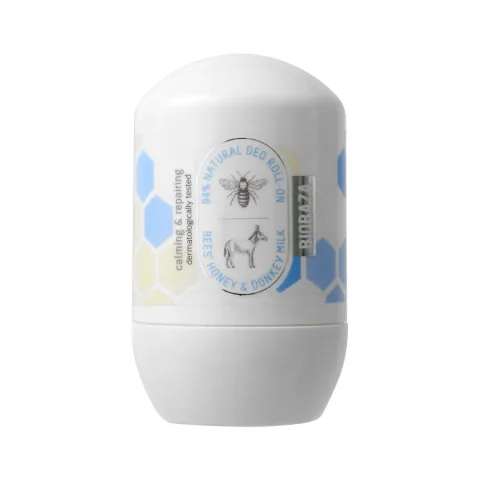 Deodorant roll-on cu extract de miere si lapte de magarita, 50ml, Biobaza