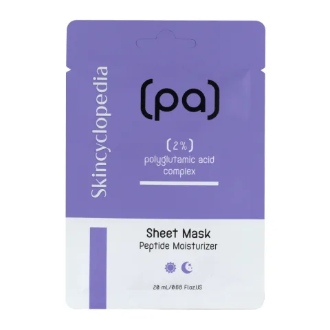 Masca de fata tip servetel cu acid poliglutaminic, 20ml, Skincyclopedia