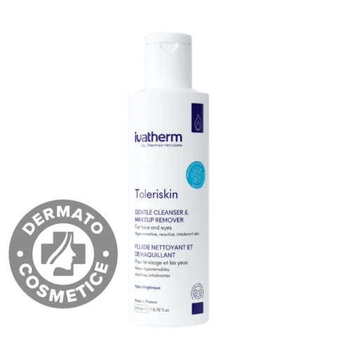 Demachiant fluid pentru fata si ochi Toleriskin, 200ml, Ivatherm