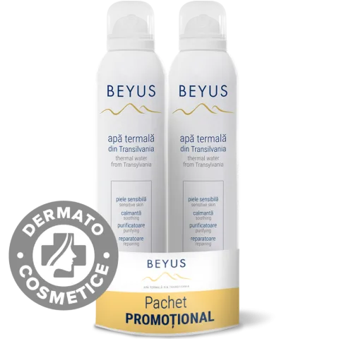 Apa termala din Transilvania spray, 2x250ml, Beyus