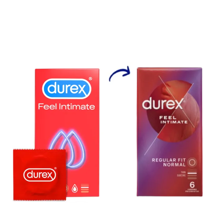 Prezervative Feel Intimate, 6 bucati, Durex