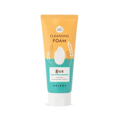 Spuma de curatare Smile Day Cleansing Foam Rice, 180ml, Orjena
