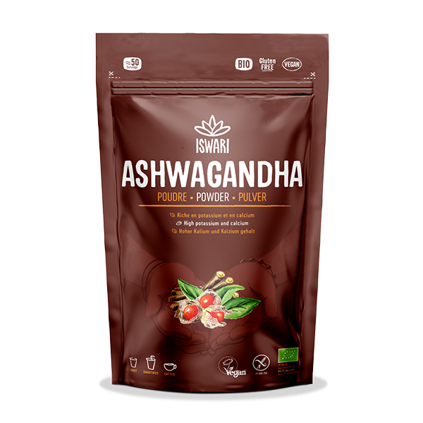 Pulbere bio de ashwagandha, 150g, Iswari