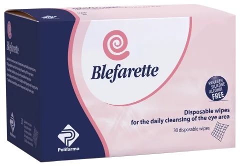 Servetele de unica folosinta pentru curatarea zilnica a zonei ochilor Blefarette, 30 bucati, NaturPharma