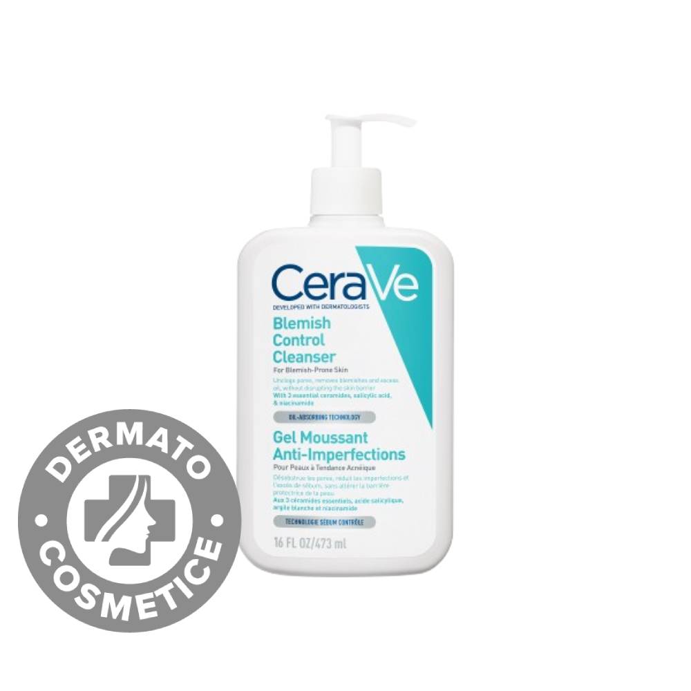Gel de curatare spumant anti-imperfectiuni pentru ten cu tendinta acneica, 473ml, CeraVe