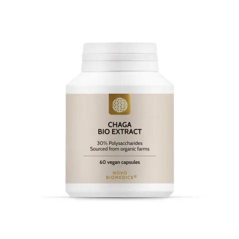 Extract de ciuperci Chaga Bio, 60 capsule, Novo Biomedics