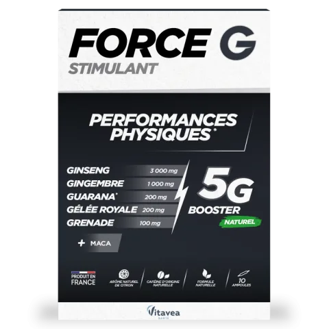 Force G Stimulant, 10 fiole buvabile x 10ml, Vitavea