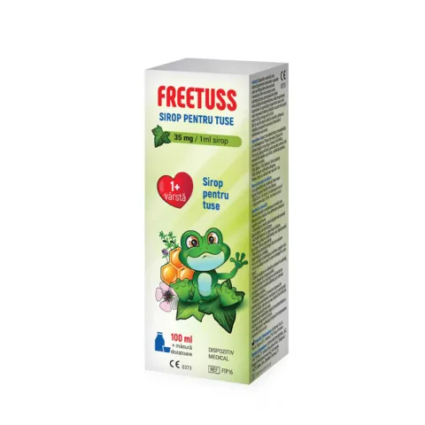 Sirop de tuse pentru copii Freetuss, 100ml, Vedra