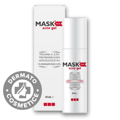 Mask Plus Acne Gel, 30ml, Meditrina Pharmaceuticals