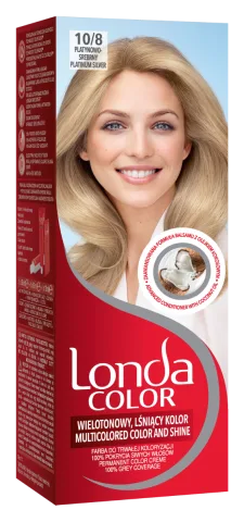 Vopsea de par permanenta 10/8 Platinum Silver, 110ml, Londa
