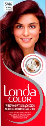 Vopsea de par permanenta 5/46 Rosu Rubin, 110ml, Londa