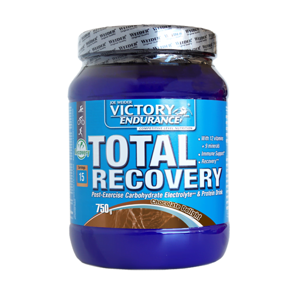 Pulbere post-workout cu aroma de Chocolate Total Recovery, 750g, Weider