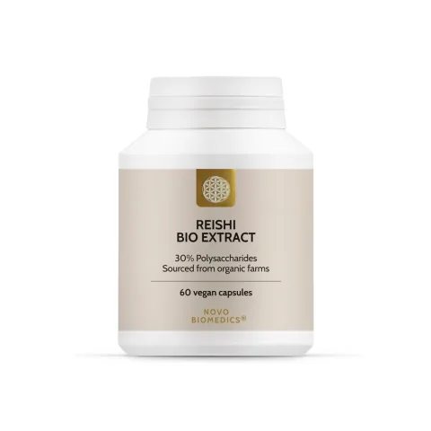 Extract de ciuperci Reishi Bio, 60 capsule, Novo Biomedics