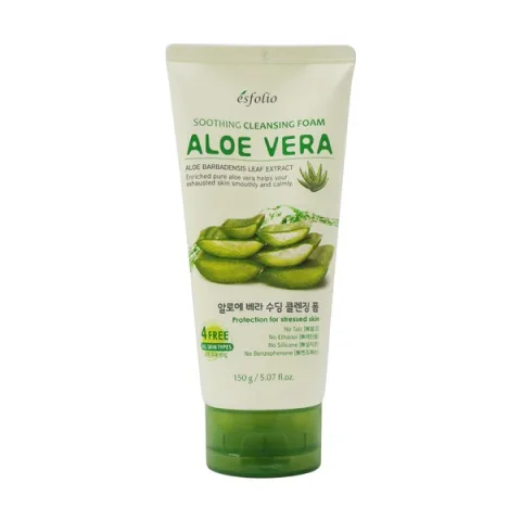Spuma de curatare calmanta cu Aloe Vera, 150g, Esfolio