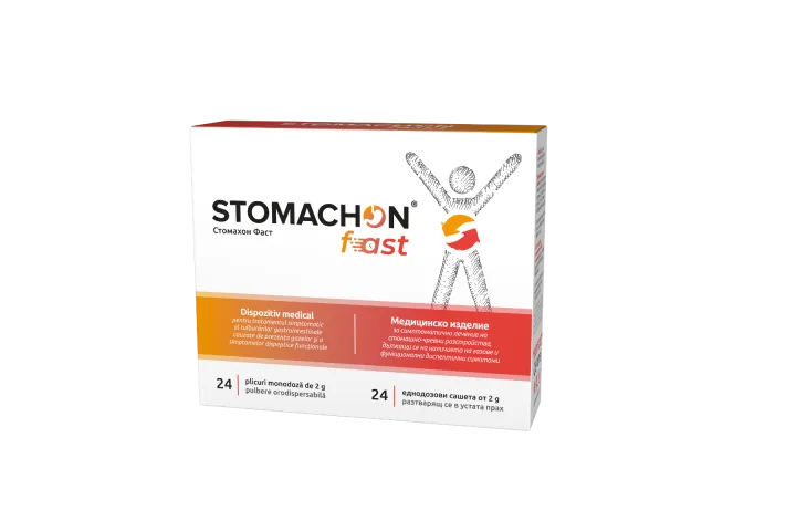 Stomachon Fast, 24 plicuri, NaturPharma