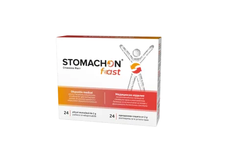 Stomachon Fast, 24 plicuri, NaturPharma