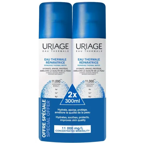 Pachet Apa termala, Uriage (Concentratie: Apa termala, Gramaj: 300 ml + 300 ml)