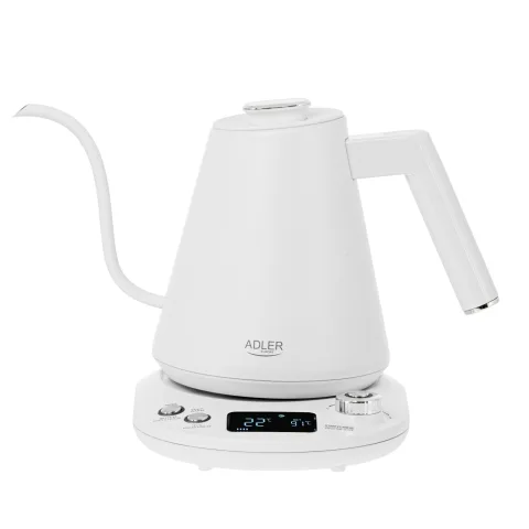 Fierbător Digital Gooseneck Adler AD 1349W, 1L, 40°C-100°C, LED, Keep Warm, 900-1100W