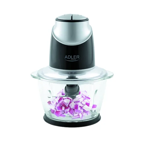 Tocator electric Adler AD4082, 300W, 1.2L, 4 lame, bol sticla