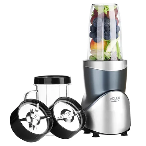 Blender smoothie Adler AD4084, 1000W, fara BPA, 4 recipiente