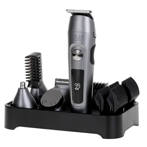 Set de ingrijire multifunctional 6 in 1 Adler AD 2944 , Tuns Facial Si Corporal, Cu Diverse Accesorii