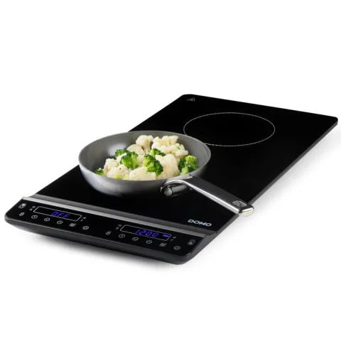 Resigilat!Plita electrica dubla cu inductie Domo DO30211IP, 1800 W si 1300 W