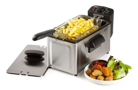 Friteuza electrica Domo DO535FR, Capacitate 3 l, Putere 2200 W