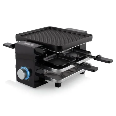 Gratar raclette Princess Piano Black 162915, 700 W, 4 persoane