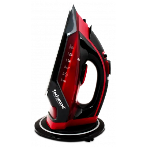 Fier de calcat fara fir Techwood TFS-246, 2000W, autocuratare, antipicurare, talpa ceramica