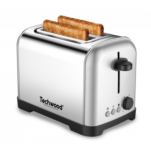 Prajitor de paine Techwood TGPI-2018, inox, 700W