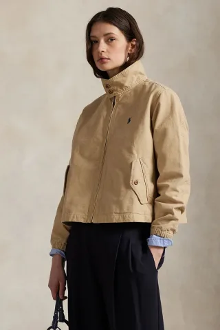 Polo Ralph Lauren jachetă scurtă pentru femei din denim