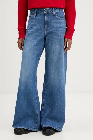 Guess Jeans blugi wide leg pentru femei