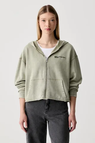 Karl Lagerfeld Jeans hanorac oversized pentru femei din bumbac