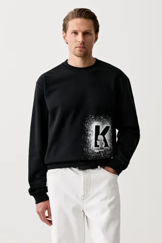 Karl Lagerfeld Jeans hanorac pentru bărbați cu bumbac