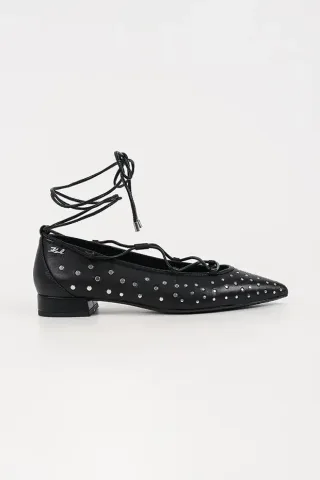 Karl Lagerfeld balerini de piele KERRIE