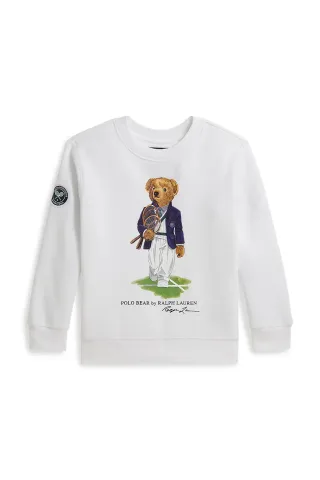 Polo Ralph Lauren hanorac pentru copii din bumbac Wimbledon