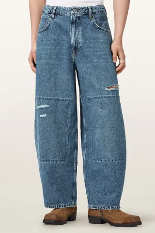 AllSaints blugi barrel bărbați BARREL SLOUCH