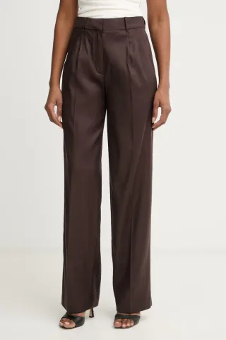 Guess pantaloni straight pentru femei, cu in CARLA