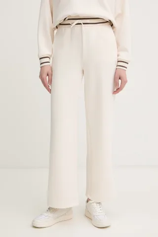 Armani Exchange pantaloni de trening pentru femei, cu vâscoză