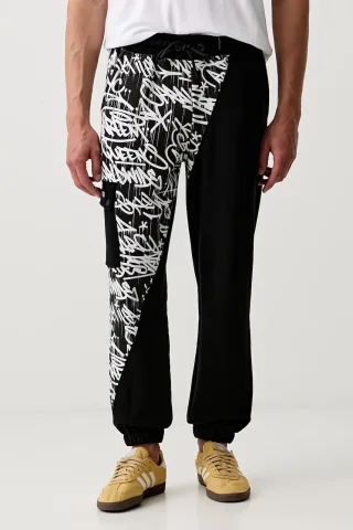 Sprayground pantaloni de trening pentru bărbați din bumbac