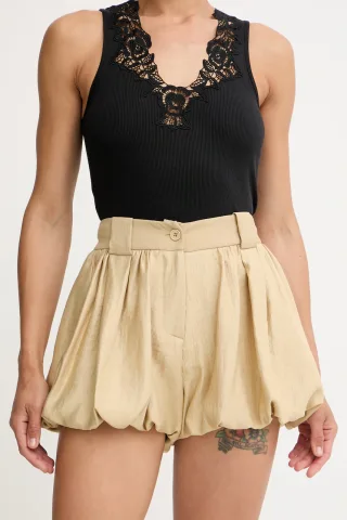 Twinset pantaloni scurți pentru femei, cu vâscoză